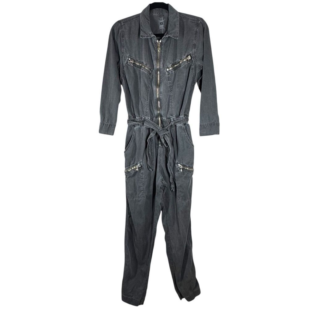 NSF X Revolve Romulus Zip Jumpsuit Utility Coveralls Gray Women’s XS